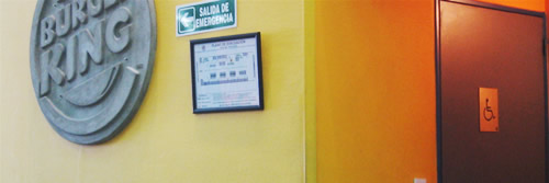 Burger King tiene baños en la planta baja